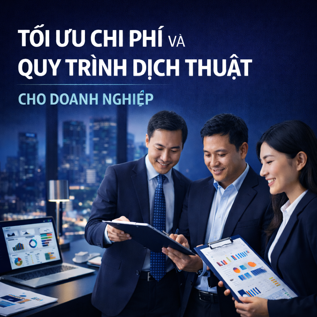 TỐI ƯU CHI PHÍ VÀ QUY TRÌNH DỊCH THUẬT CHO DOANH NGHIỆP