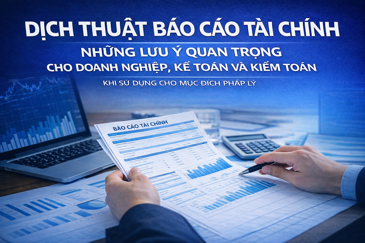 Dịch thuật báo cáo tài chính: những lưu ý quan trọng cho doanh nghiệp, kế toán và kiểm toán cho mục đích pháp lý
